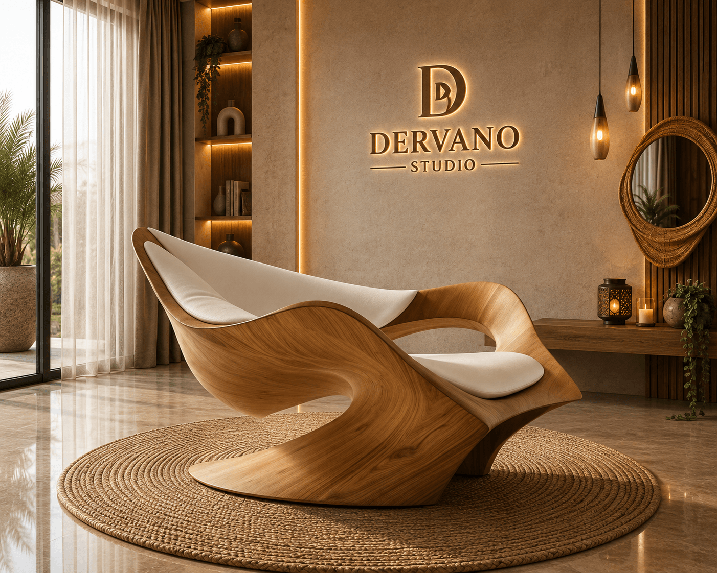 Flow Sculptural Lounge Chair